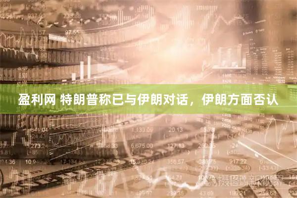 盈利网 特朗普称已与伊朗对话，伊朗方面否认